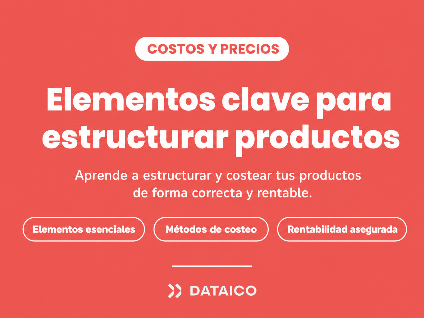 ¿Cuáles Son los Elementos Clave para Estructurar y Costear Productos?